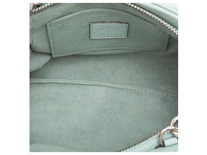 Borsa a tracolla Louis Vuitton Monogram Scala Mini blu - vista 4