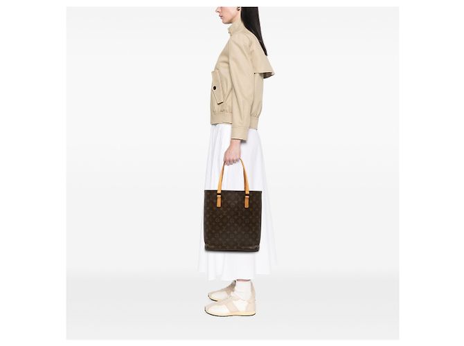 Borsa Tote Louis Vuitton Monogram Vavin GM Marrone - vista 8