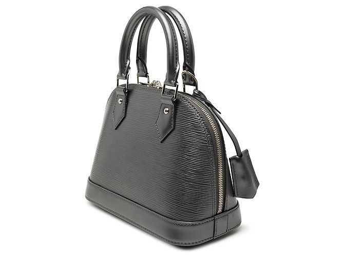 Borsa Louis Vuitton Epi Alma BB Satchel Nera Nero - vista 2
