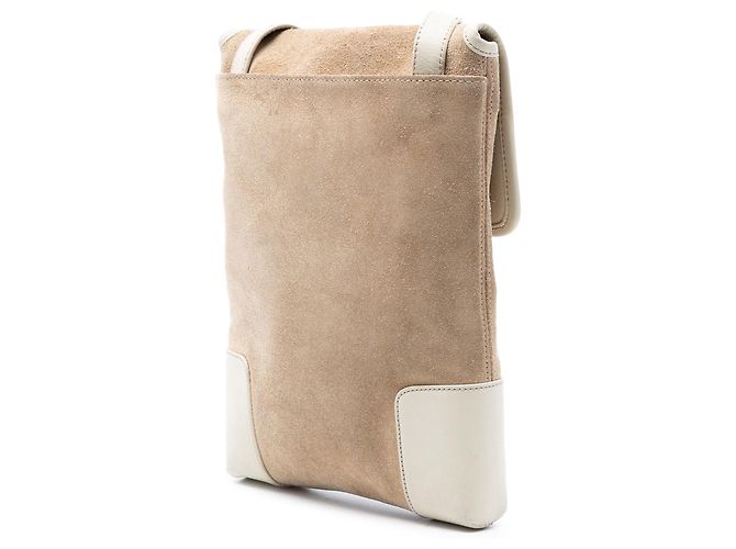 LOEWE Anagram Crossbody aus braunem Wildleder - Ansicht 2