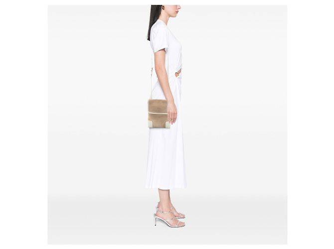 LOEWE Anagram Crossbody aus braunem Wildleder - Ansicht 7