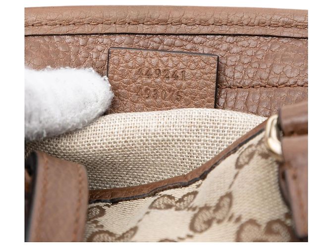 Borsa Bree Small GG Canvas Gucci Marrone - vista 6
