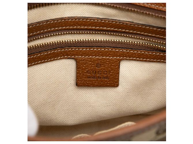 Borsa Bree Small GG Canvas Gucci Marrone - vista 5