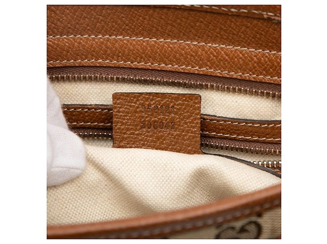 Borsa Bree Small GG Canvas Gucci Marrone - vista 6