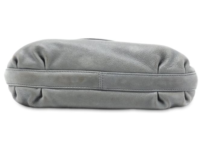 Tote Fendi in Nubuck Grigio con Catene FF - vista 3