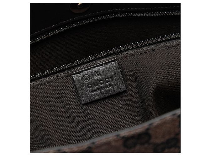 Borsa Tote Gucci GG Canvas marrone - vista 5