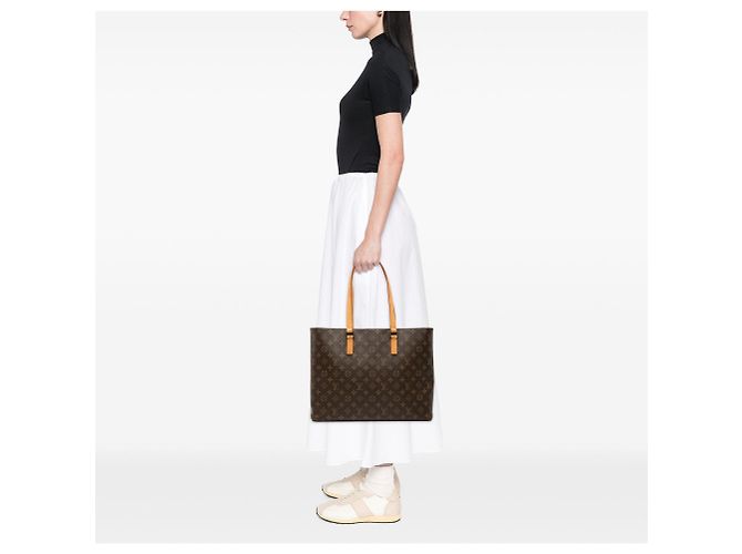 Borsa Tote Louis Vuitton Monogram Luco Marrone - vista 7