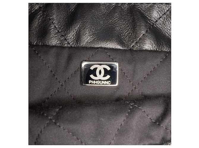 Sac à main Chanel Mini Shiny Calfskin 22 Noir - vue 6