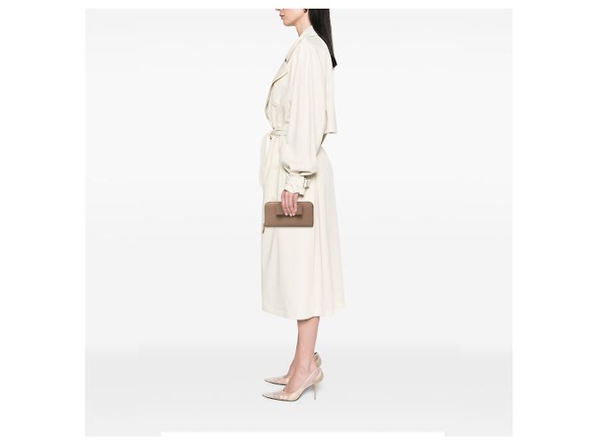 Cartera larga Prada Saffiano Fiocco marrón Castaño - vista 6