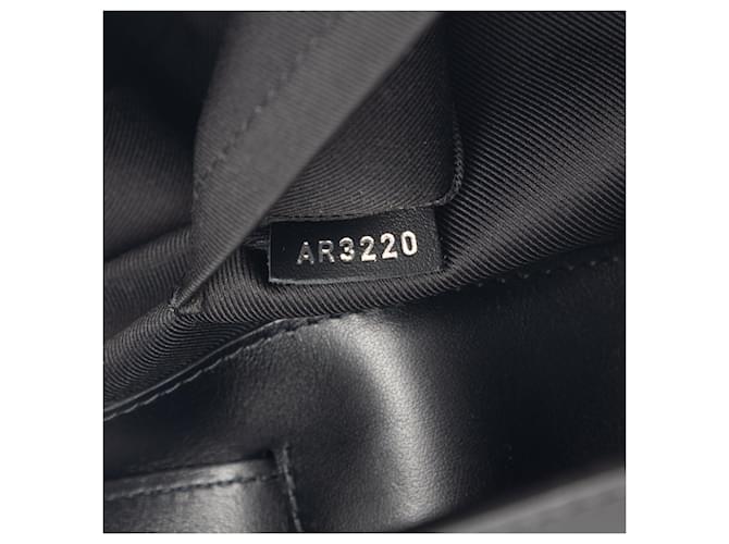 Borsa Satchel Steamer PM Louis Vuitton Monogram Eclipse Nera Nero - vista 6