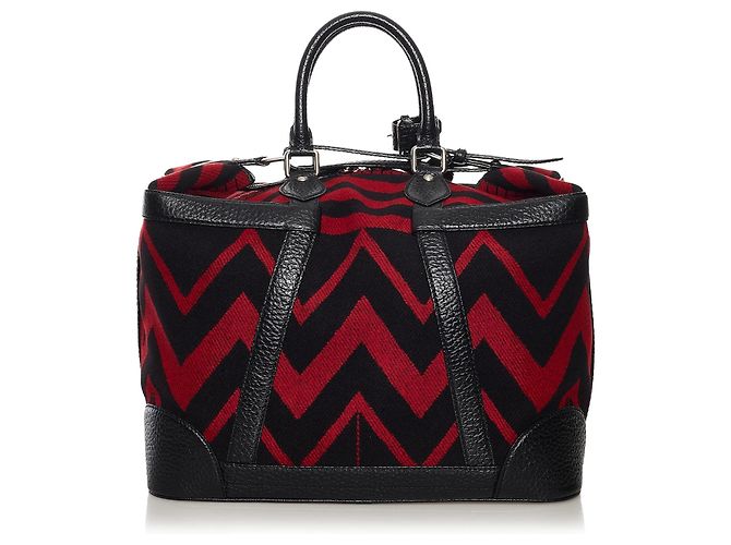 Borsa da viaggio Red Louis Vuitton Grimaud Vail Blanket Rosso - vista 3