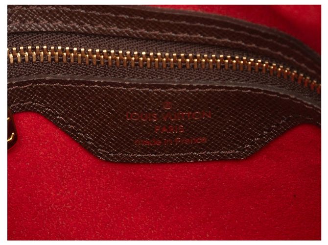Borsa Louis Vuitton Damier Ebene Marais Bucket 23 Marrone - vista 6