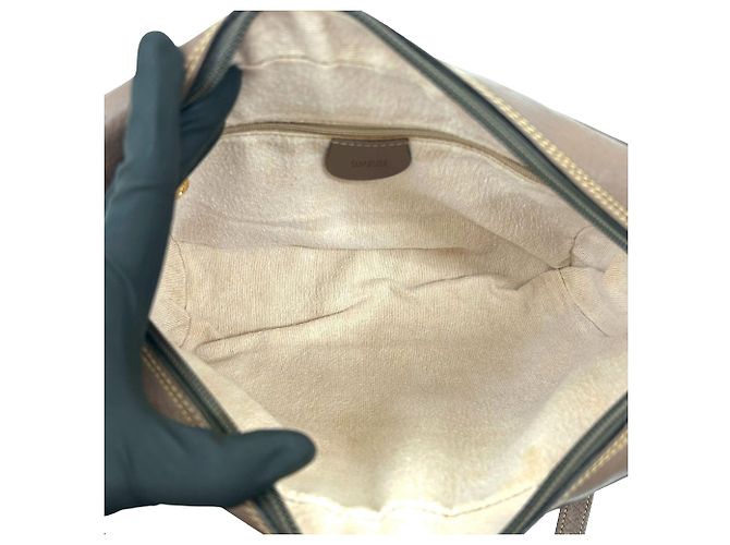 Borsa a tracolla Gucci GG Supreme Web marrone - vista 5