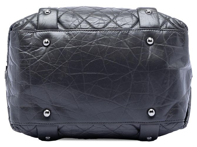 Borsa a mano Chanel Small Distressed Lambskin Lady Braid Tote Nera Nero - vista 3