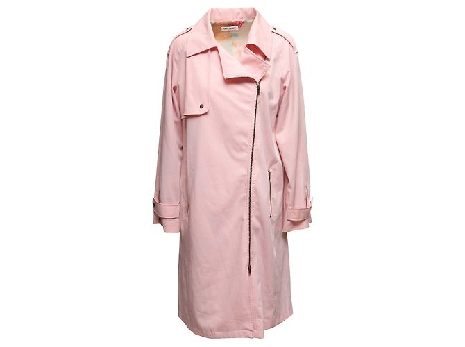 Balmain Moto Trenchcoat Hellrosa Größe FR 42 Pink - Ansicht 2