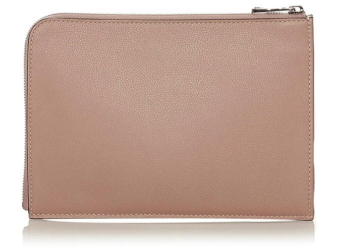 Borsa a pochette Louis Vuitton Pochette Jour PM in pelle Taurillon rosa - vista 3