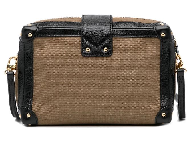 Borsa a tracolla Louis Vuitton Petite Malle Soft MM Marrone - vista 3