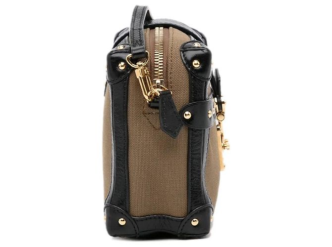 Borsa a tracolla Louis Vuitton Petite Malle Soft MM Marrone - vista 4