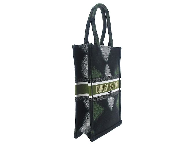 Borsa Book Tote Verticale Dior Tie Dye Verde - vista 2