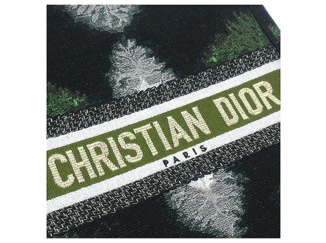 Borsa Book Tote Verticale Dior Tie Dye Verde - vista 7
