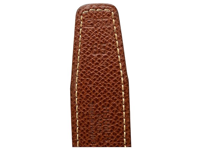 Hermès Constance H Wendelgürtel aus Swift- und Epsom-Leder in Schwarz - Ansicht 6