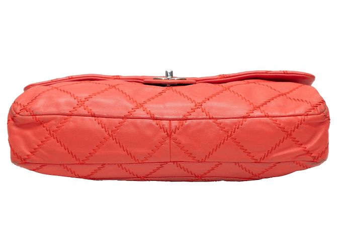 Bolsa de aba Chanel Ultimate Stitch vermelha Vermelho - vista 4