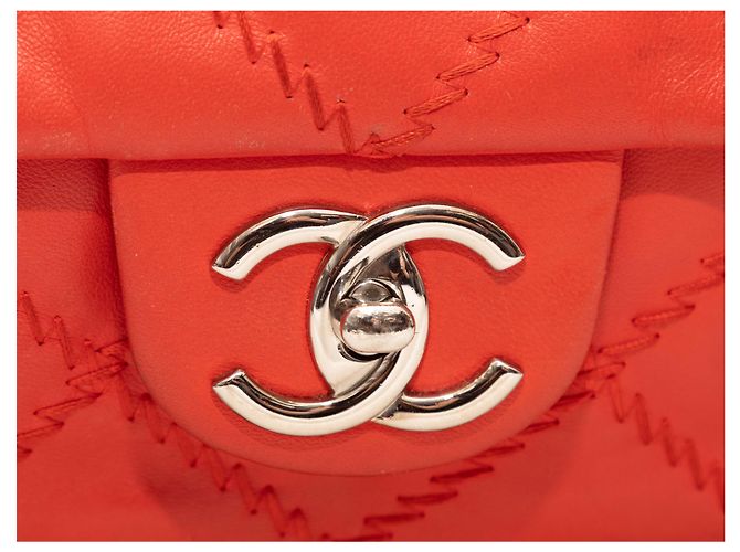 Bolsa de aba Chanel Ultimate Stitch vermelha Vermelho - vista 7