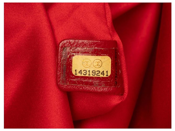 Bolsa de aba Chanel Ultimate Stitch vermelha Vermelho - vista 8