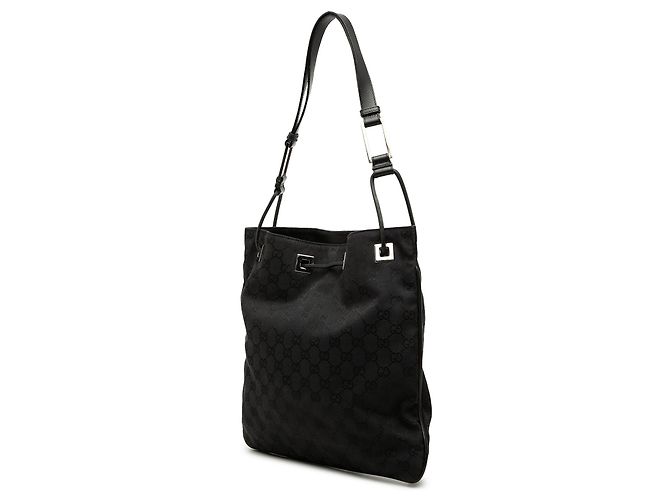 Borsa a tracolla Gucci GG Canvas nera Nero - vista 2