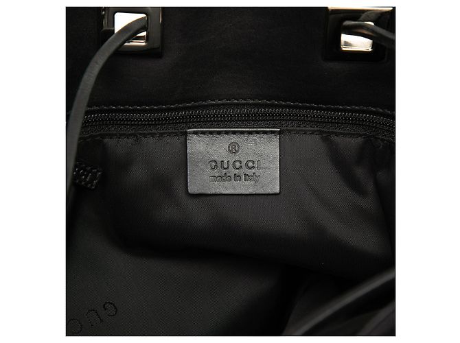 Borsa a tracolla Gucci GG Canvas nera Nero - vista 5