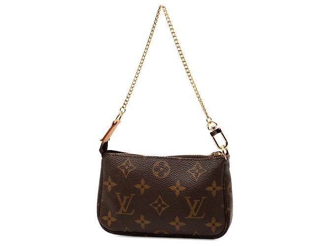 Borsa a mano Louis Vuitton Monogram Mini Pochette Accessoires Marrone - vista 2