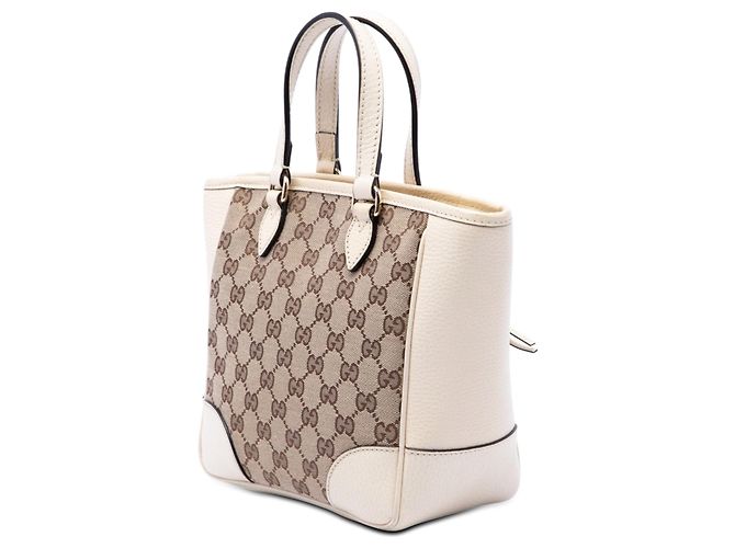 Borsa Satchel Bree Small GG Canvas Bianca Gucci Bianco - vista 2