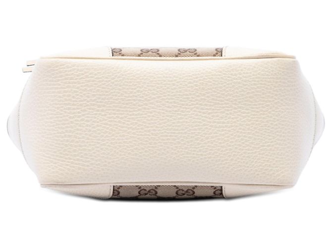 Borsa Satchel Bree Small GG Canvas Bianca Gucci Bianco - vista 3