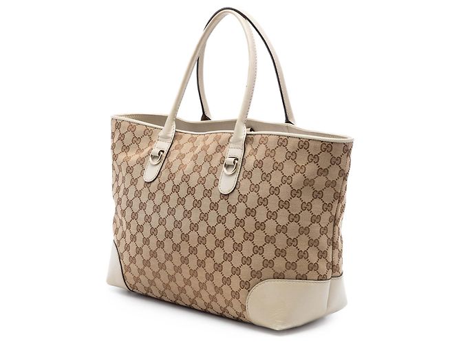 Tote Gucci GG Canvas Heart Bit Beige - vista 2