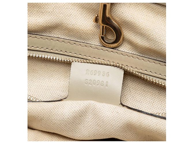 Tote Gucci GG Canvas Heart Bit Beige - vista 6