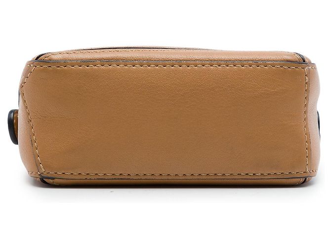 Borsa Nano Puzzle LOEWE in vitello marrone - vista 3