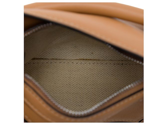 Borsa Nano Puzzle LOEWE in vitello marrone - vista 4