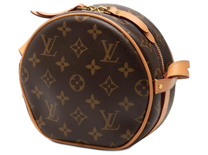 Borsa Crossbody Louis Vuitton Monogram Boite Chapeau Souple PM Marrone - vista 2