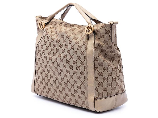 Beige Gucci GG Canvas Miss GG Satchel - Ansicht 2