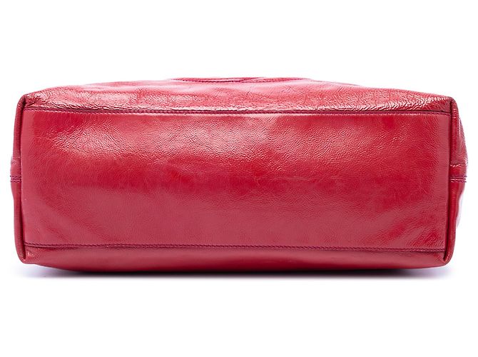 Borsa Soho Chain Medium in vernice rossa Gucci Rosso - vista 3