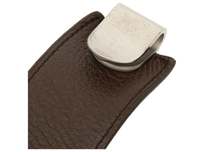 Cinturón Hermès Clemence Marrón Castaño - vista 5