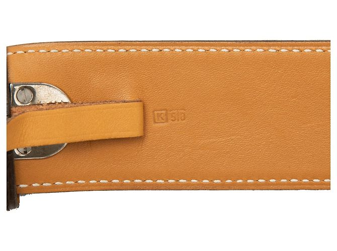 Cinturón Hermès Clemence Marrón Castaño - vista 7