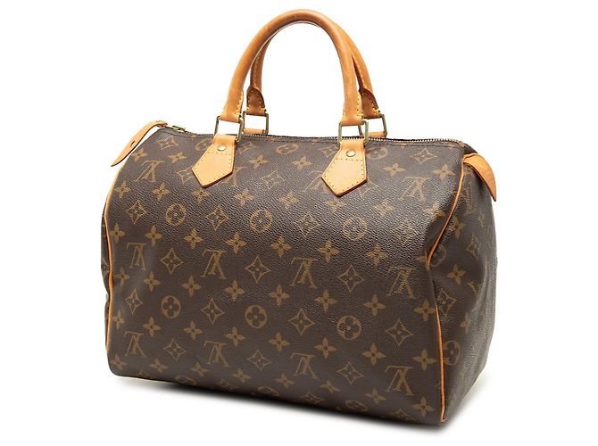 Borsa Boston Louis Vuitton Monogram Speedy 30 Marrone - vista 2