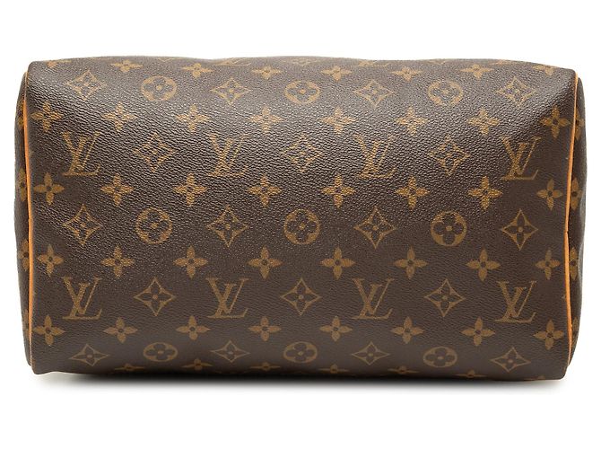 Borsa Boston Louis Vuitton Monogram Speedy 30 Marrone - vista 3