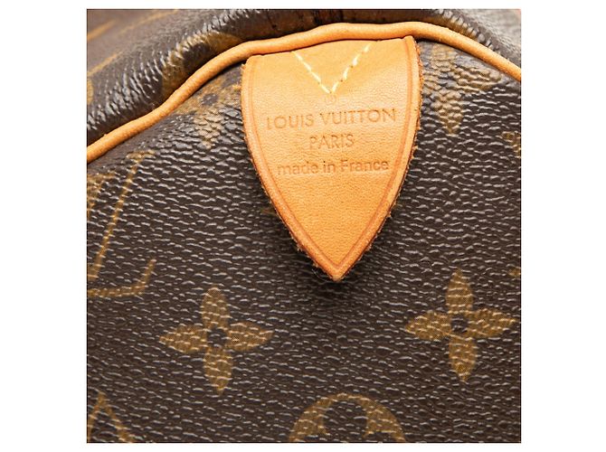 Borsa Boston Louis Vuitton Monogram Speedy 30 Marrone - vista 5