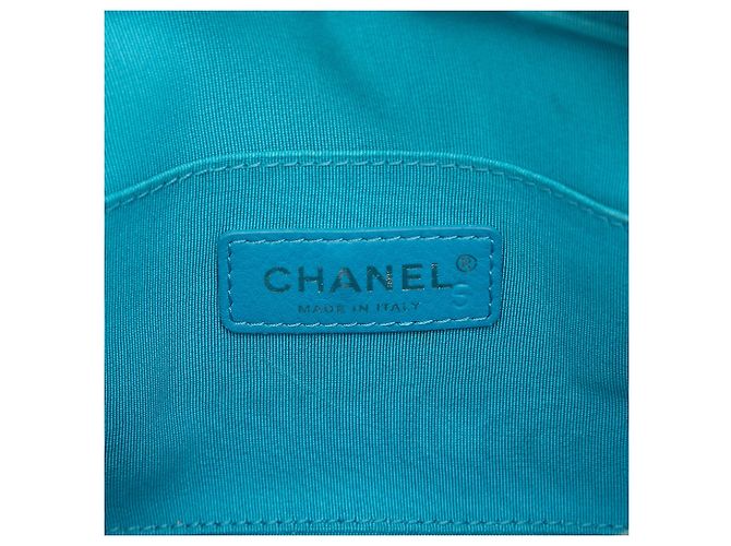 Bolsa Camera Chanel CC em tweed e pele de cordeiro acolchoada preta com acabamento elegante e fecho frontal Preto - vista 5
