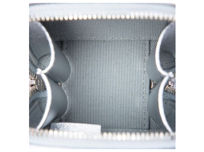 Borsa Cube Coco Punk Chanel in lambskin metallizzato argento - vista 4