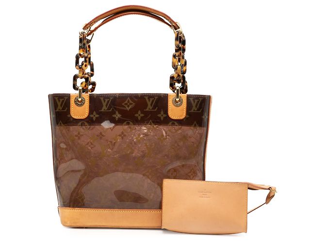 Borsa Tote Louis Vuitton Monogram Ambre PM Marrone - vista 9