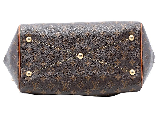 Borsa a tracolla Louis Vuitton Monogram Tivoli GM Marrone - vista 3