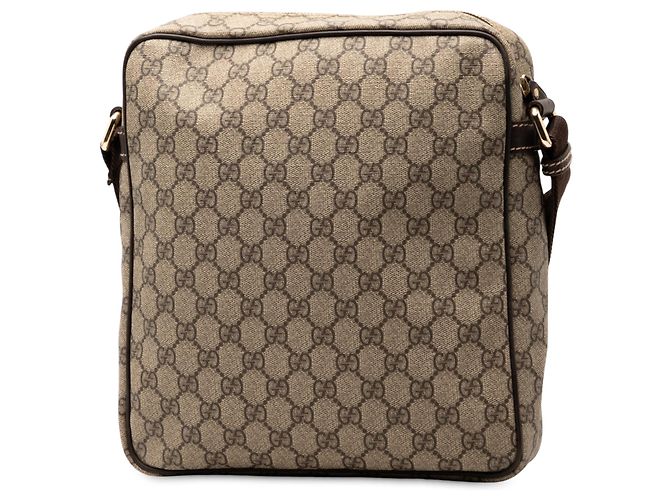 Borsa a tracolla Gucci GG Supreme marrone - vista 2